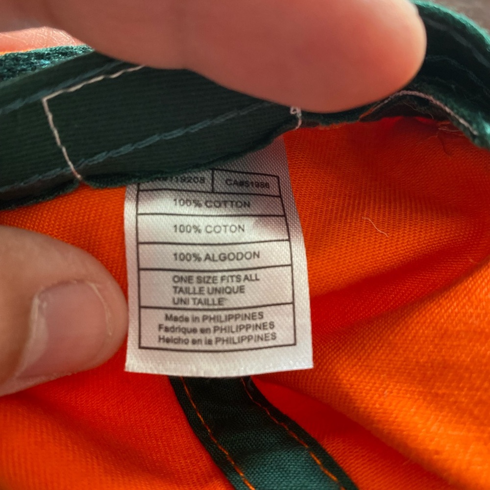 NFL Orange Cap with Green Bay Packers Logo - Picture 3 of 4